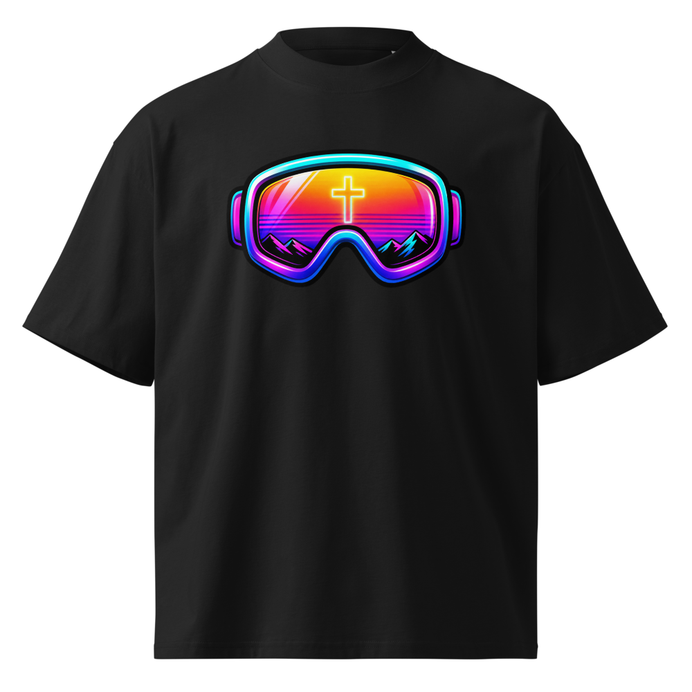 JC - JUDGEMENT - Goggles - Unisex organic oversized high neck t-shirt - Image 2