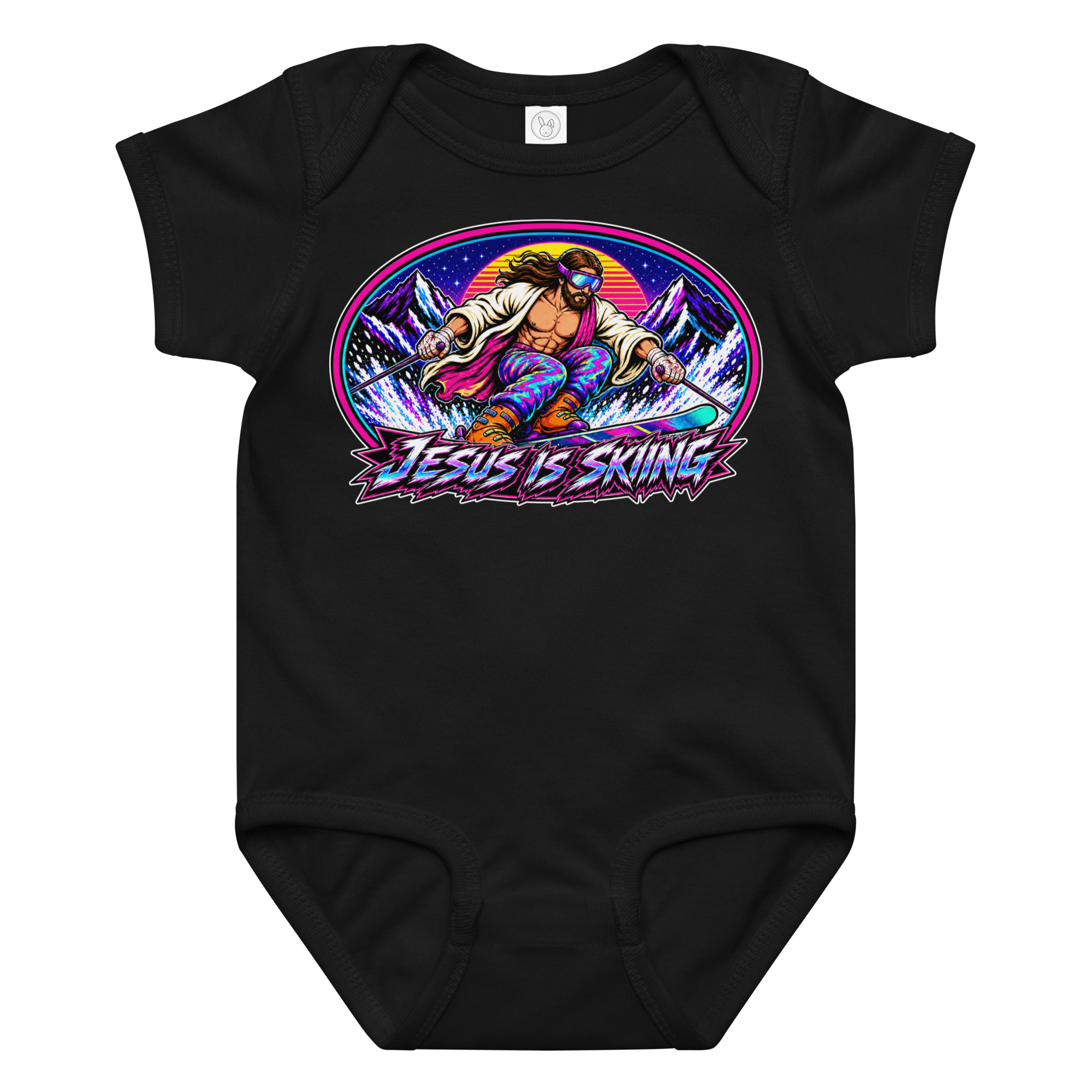 Medallion - Baby jersey bodysuit