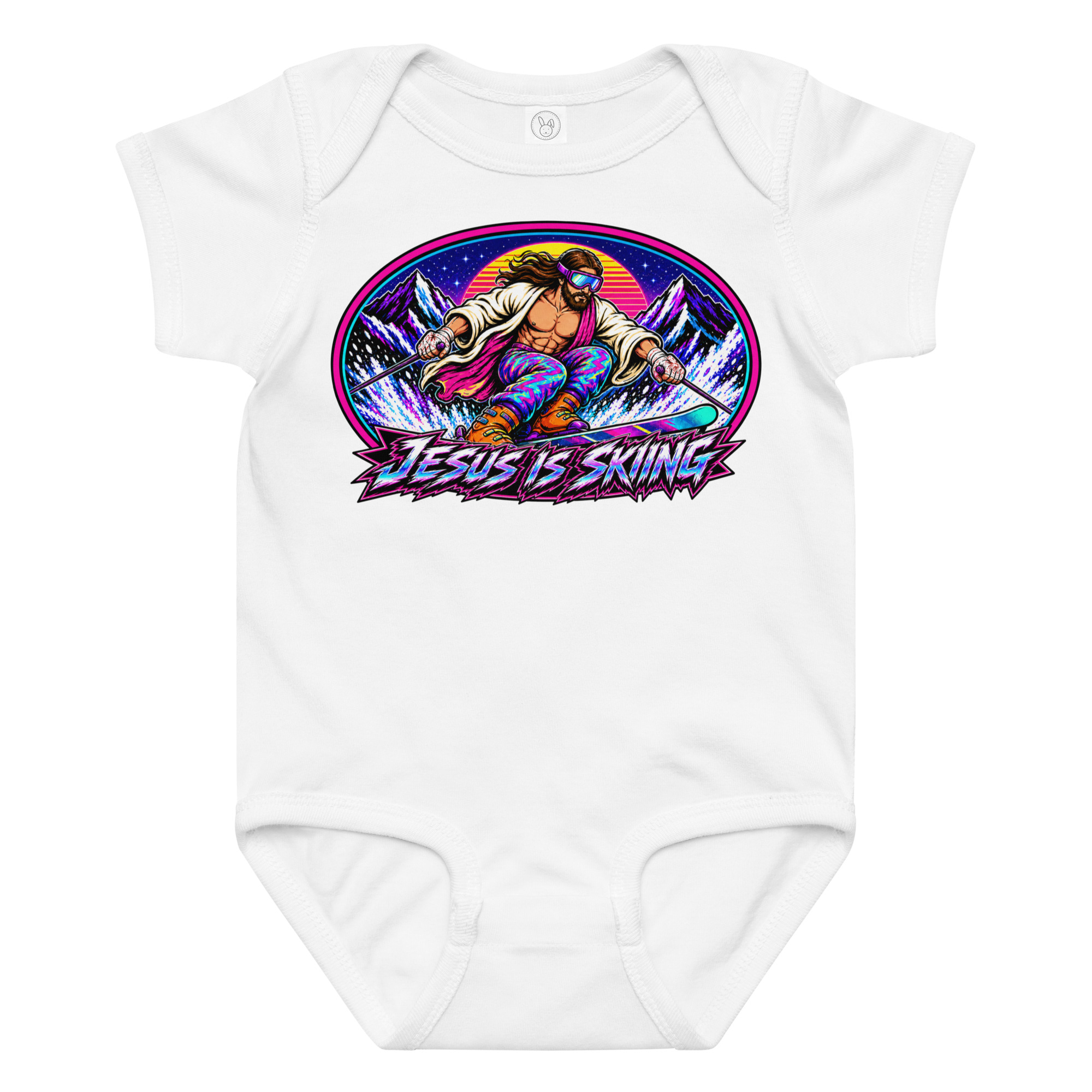 Medallion - Baby jersey bodysuit - Image 4