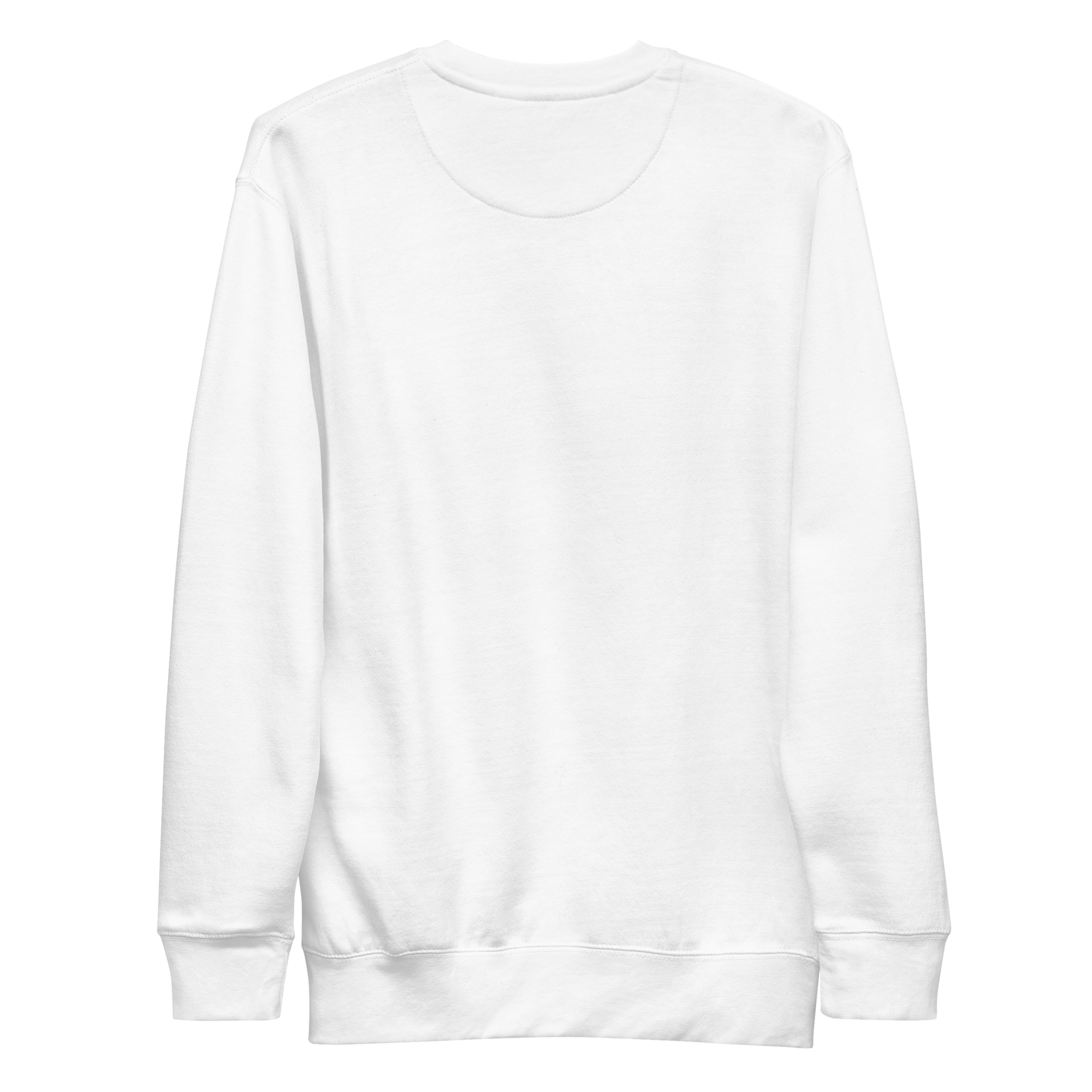 GOGGLES – Sweatshirt – White, Back view | Jesus Is Skiing