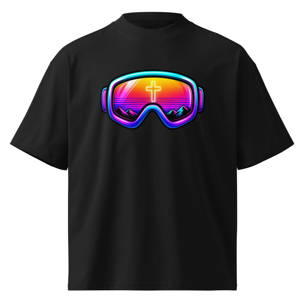 JC – Ye Shall Grind – Goggles – t-shirt – Front view | Jesus Is Skiing