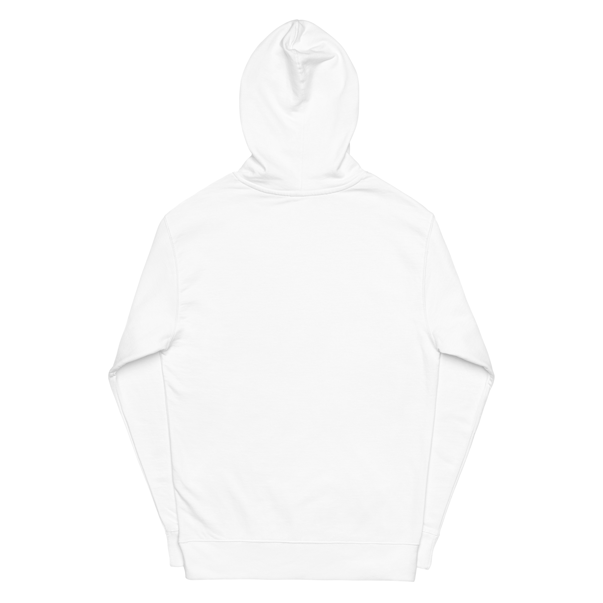 GOGGLES – Hoodie – White, Back view | Jesus Is Skiing