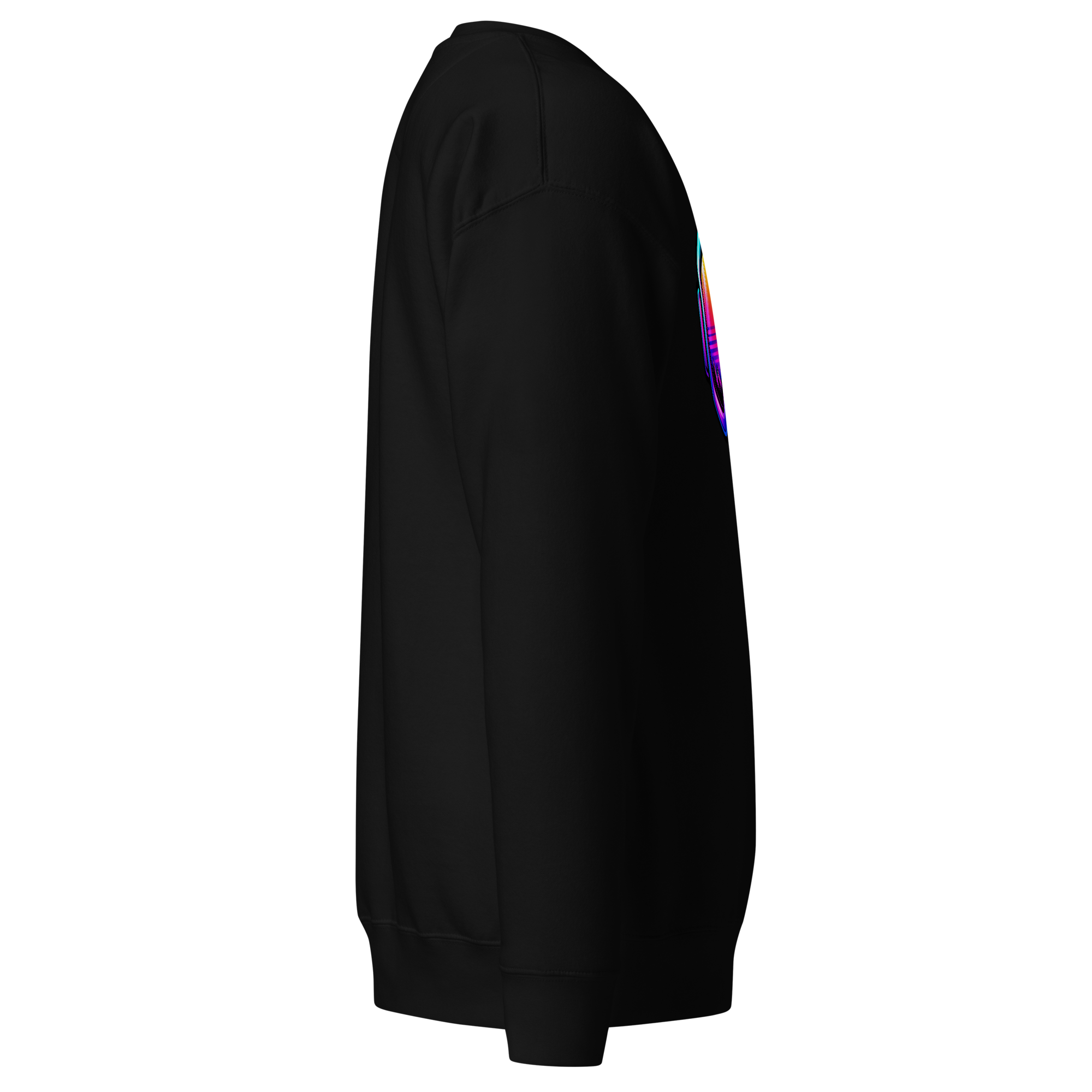 GOGGLES – Sweatshirt – Black, Right view | Jesus Is Skiing