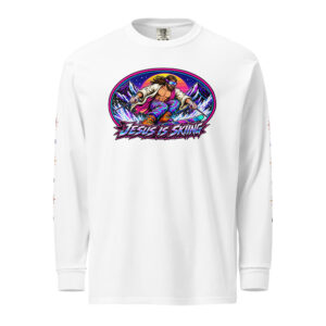 MEDALLION - long sleeve WHITE — front view