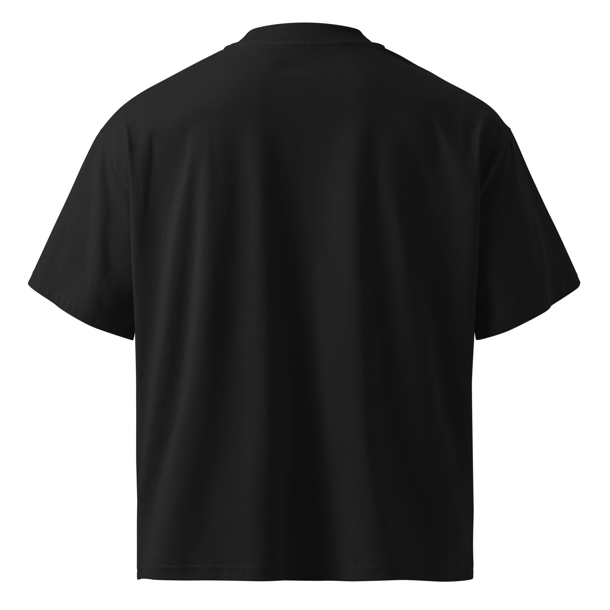 MEDALLION - Unisex organic oversized high neck t-shirt - Image 3