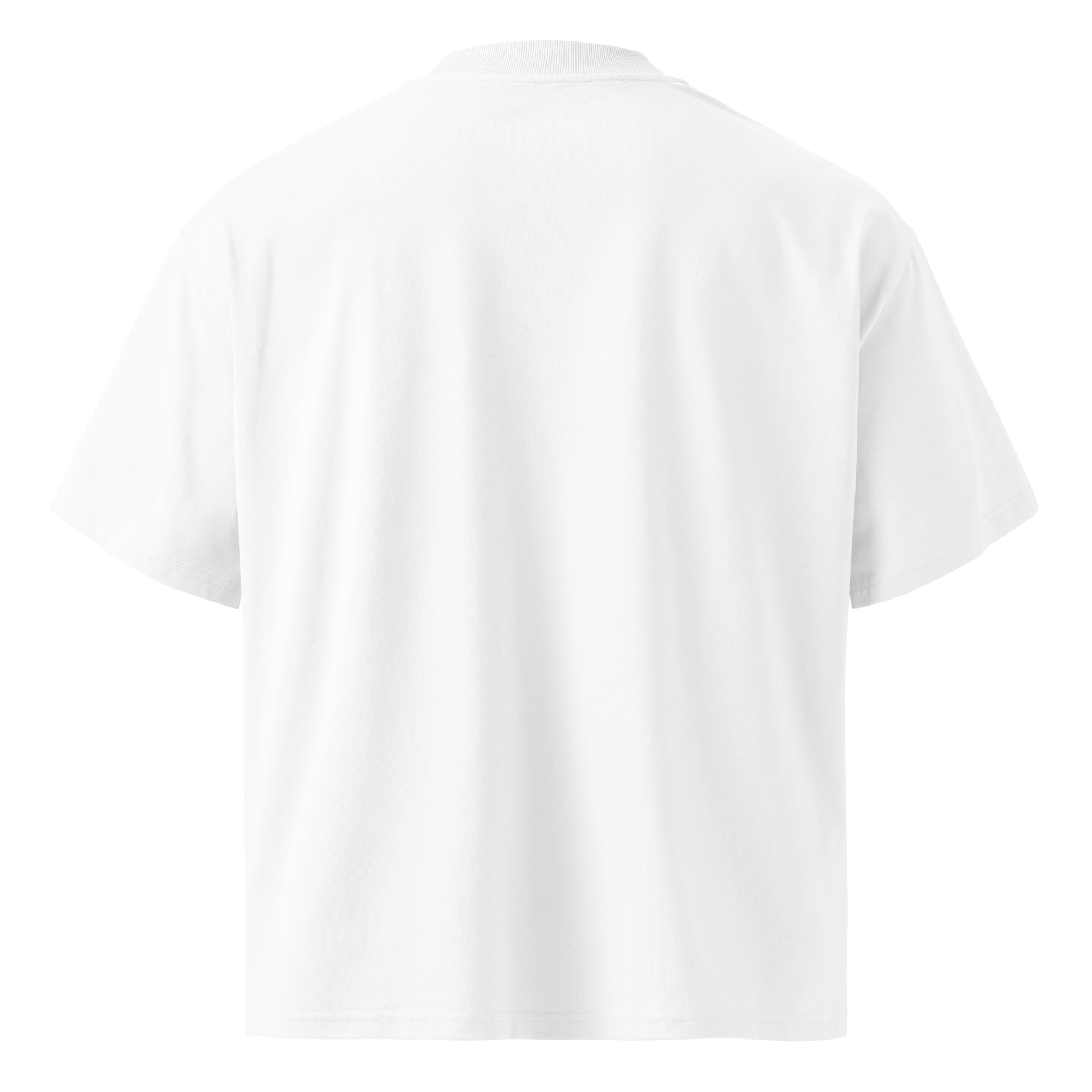 MEDALLION - Unisex organic oversized high neck t-shirt - Image 4