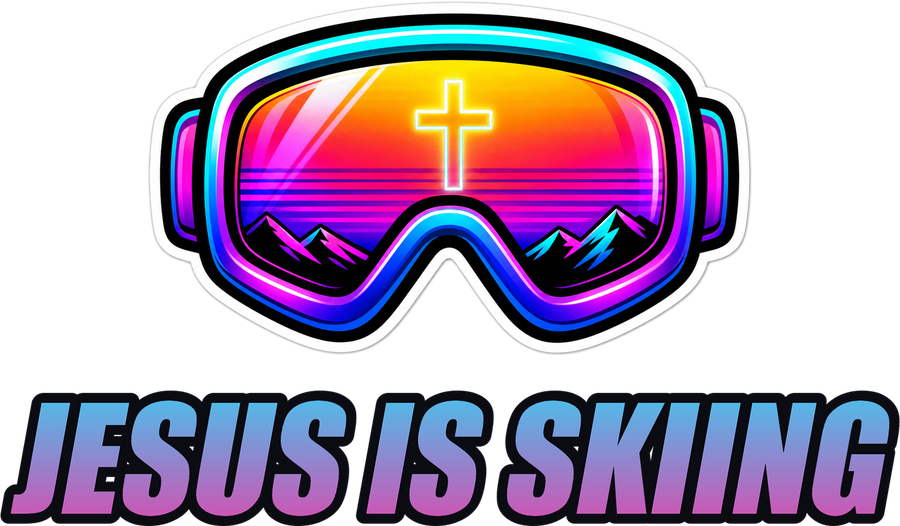 Jesus Is Skiing